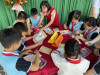 HOẠT ĐỘNG TRẢI NGHIỆM GHÉP TRANH LỤA VẠN PHÚC